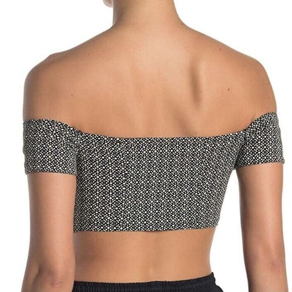 Intimately Free people lucky now brami medium crop top off shoulder nwt womens - Picture 2 of 8